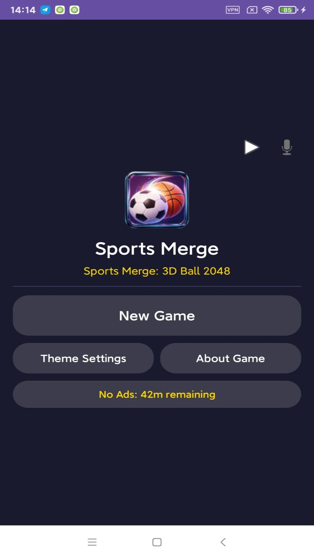 Sports Merge: 3D Ball 2048 screenshot